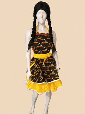 Steelers retro inspired apron